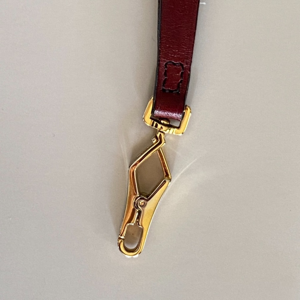 Burberry Deep Burgundy Wristlet - Picture 14 of 14